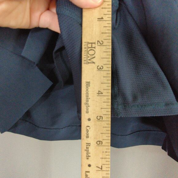 Athleta Soho Skort Jupe Short Womens 14 Blue Athletic Performance Pockets - Picture 7 of 8